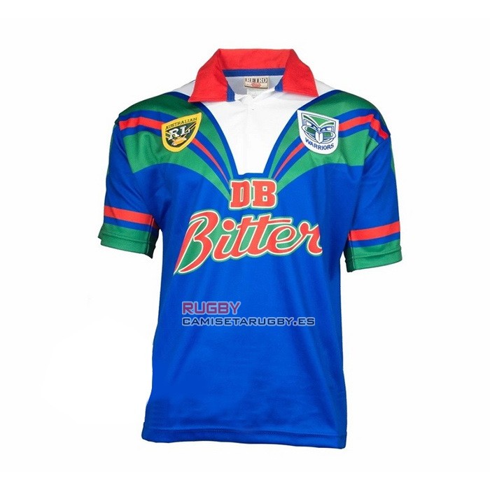 Camiseta Nueva Zelandia Warriors Rugby 1995 Retro